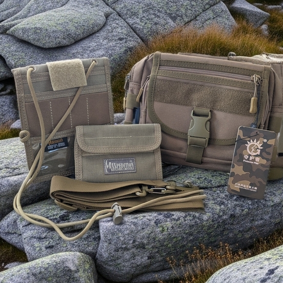 Max‎ Edition Olive Messenger Bag Set